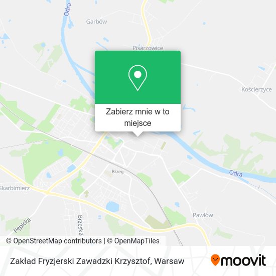 Mapa Zakład Fryzjerski Zawadzki Krzysztof