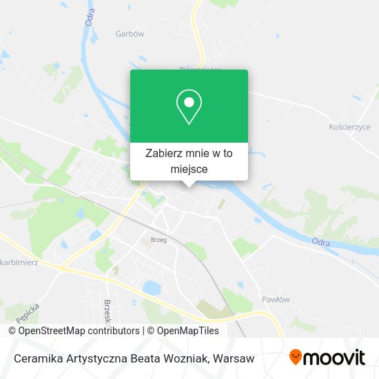 Mapa Ceramika Artystyczna Beata Wozniak