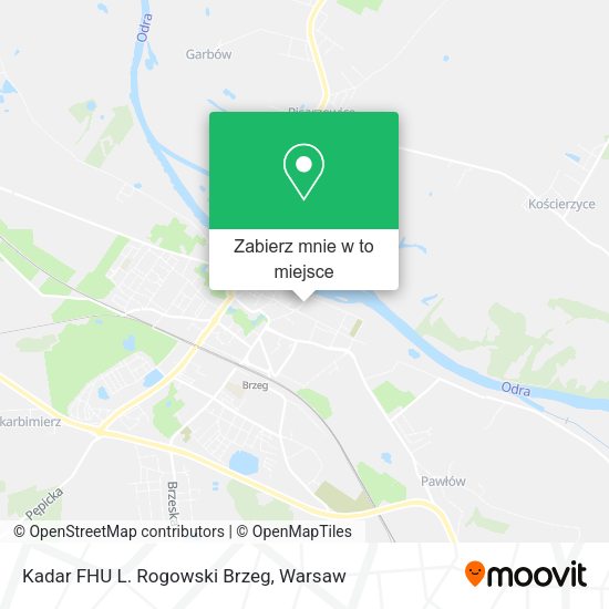 Mapa Kadar FHU L. Rogowski Brzeg