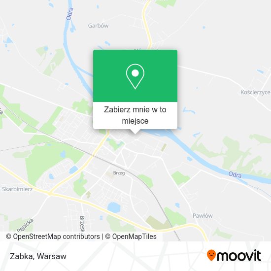 Mapa Zabka