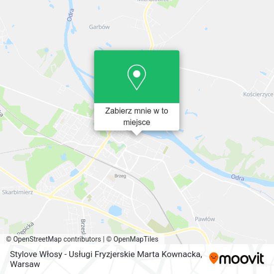 Mapa Stylove Włosy - Usługi Fryzjerskie Marta Kownacka