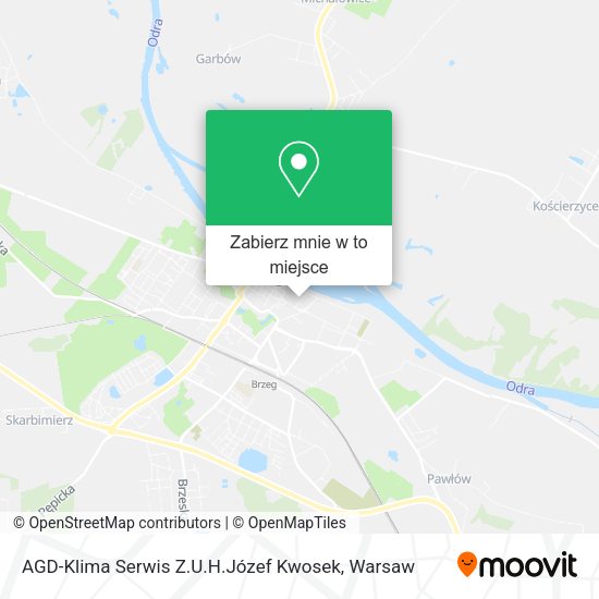 Mapa AGD-Klima Serwis Z.U.H.Józef Kwosek