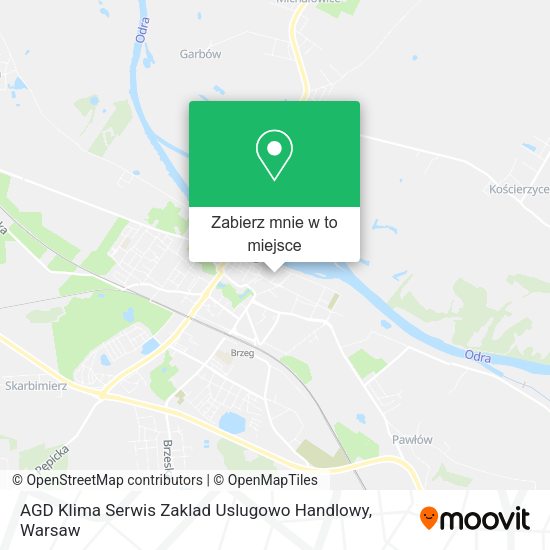 Mapa AGD Klima Serwis Zaklad Uslugowo Handlowy