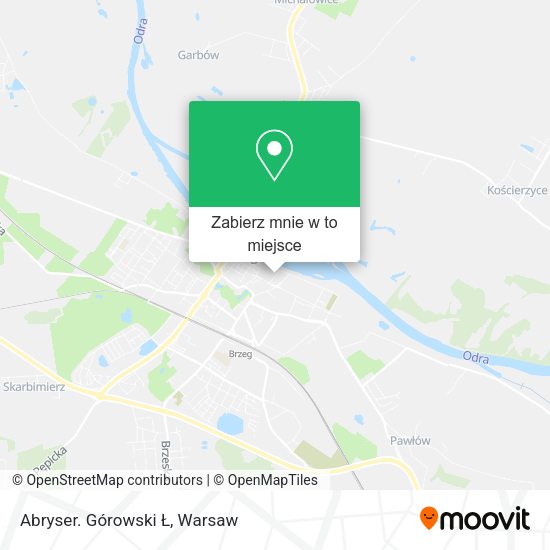 Mapa Abryser. Górowski Ł