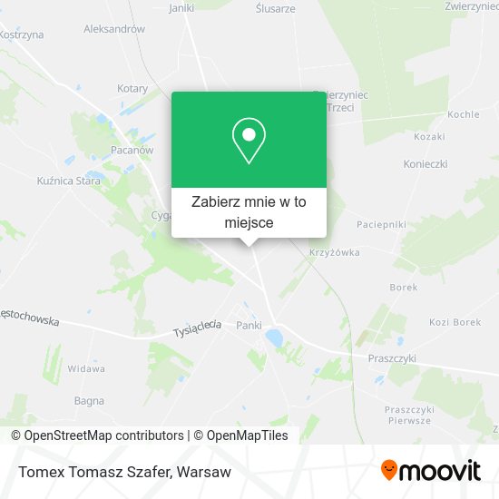 Mapa Tomex Tomasz Szafer