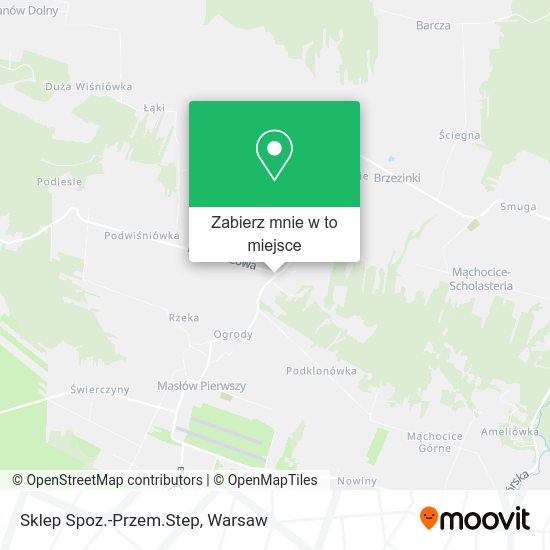 Mapa Sklep Spoz.-Przem.Step