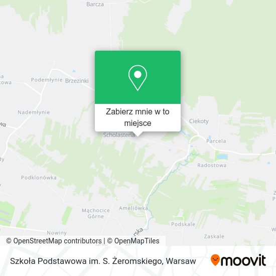 Mapa Szkoła Podstawowa im. S. Żeromskiego