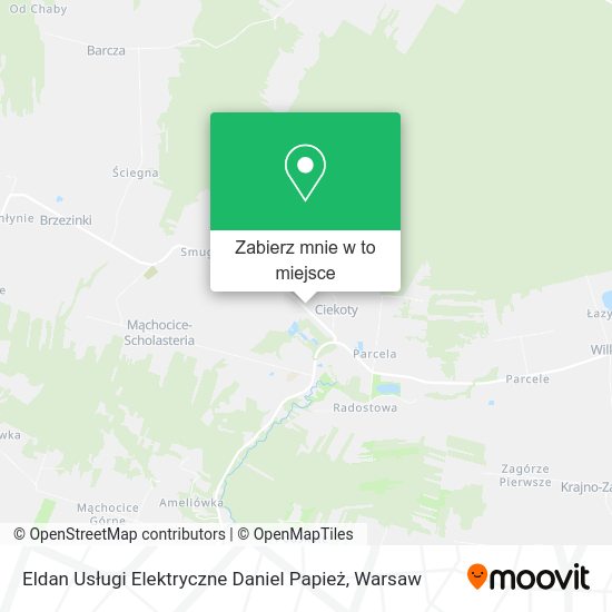 Mapa Eldan Usługi Elektryczne Daniel Papież