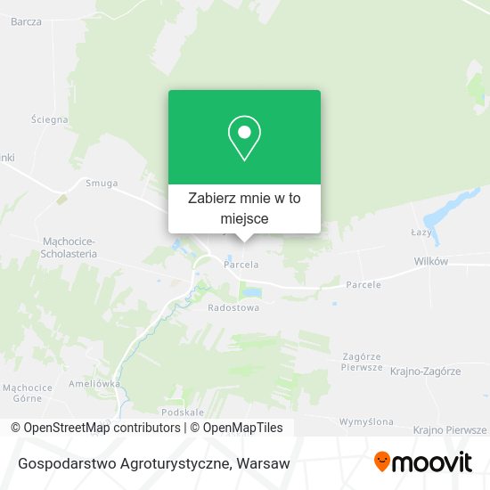 Mapa Gospodarstwo Agroturystyczne