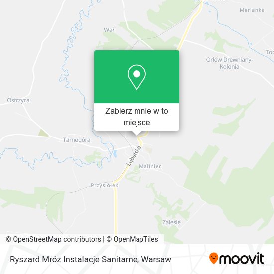 Mapa Ryszard Mróz Instalacje Sanitarne