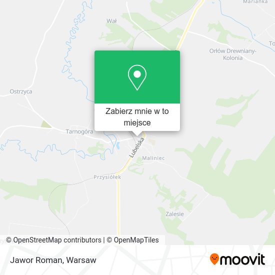 Mapa Jawor Roman