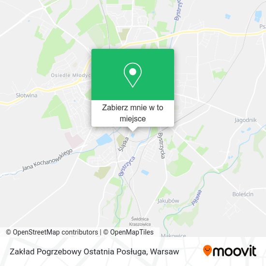 Mapa Zakład Pogrzebowy Ostatnia Posługa