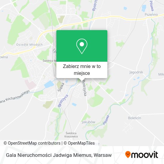 Mapa Gala Nieruchomości Jadwiga Miemus