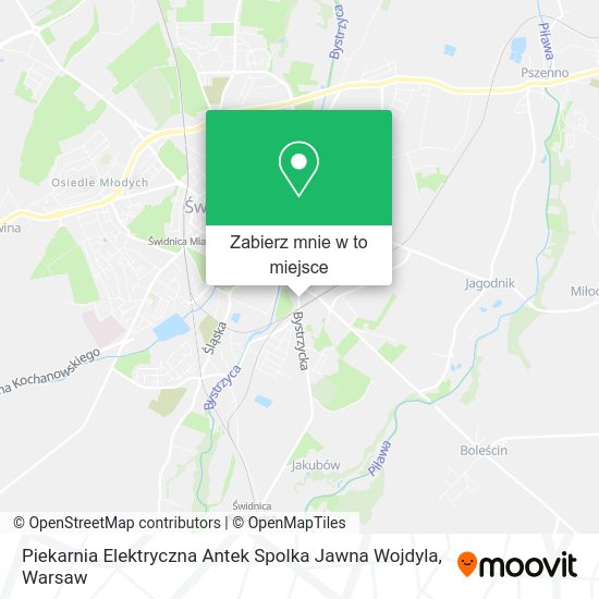 Mapa Piekarnia Elektryczna Antek Spolka Jawna Wojdyla