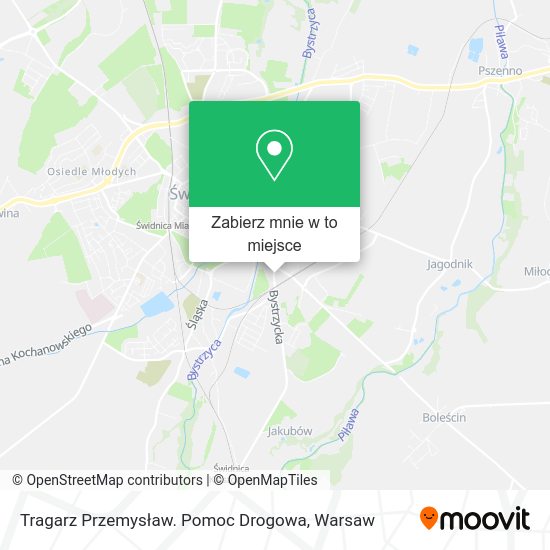 Mapa Tragarz Przemysław. Pomoc Drogowa