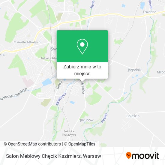 Mapa Salon Meblowy Chęcik Kazimierz