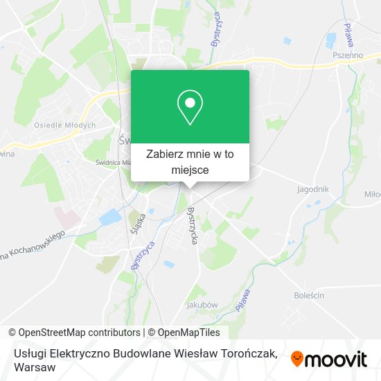 Mapa Usługi Elektryczno Budowlane Wiesław Torończak