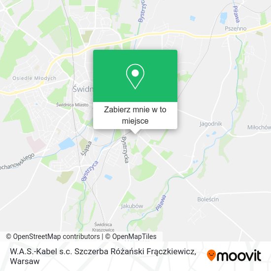 Mapa W.A.S.-Kabel s.c. Szczerba Różański Frączkiewicz