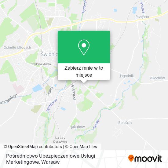 Mapa Pośrednictwo Ubezpieczeniowe Usługi Marketingowe