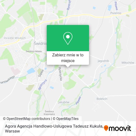 Mapa Agora Agencja Handlowo-Usługowa Tadeusz Kukuła