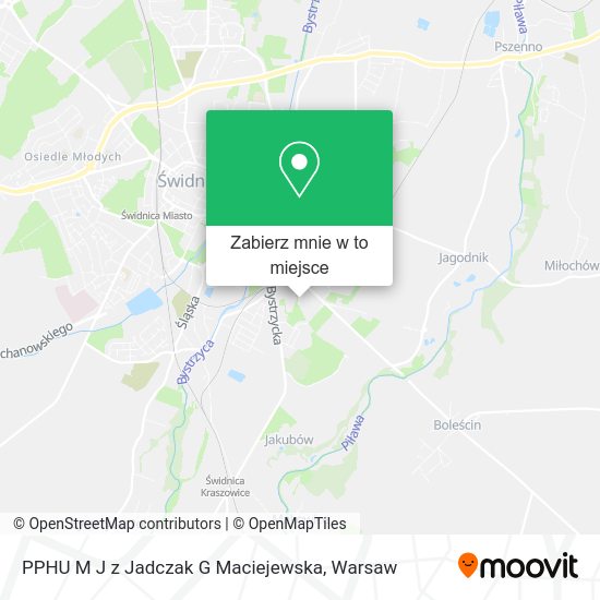 Mapa PPHU M J z Jadczak G Maciejewska