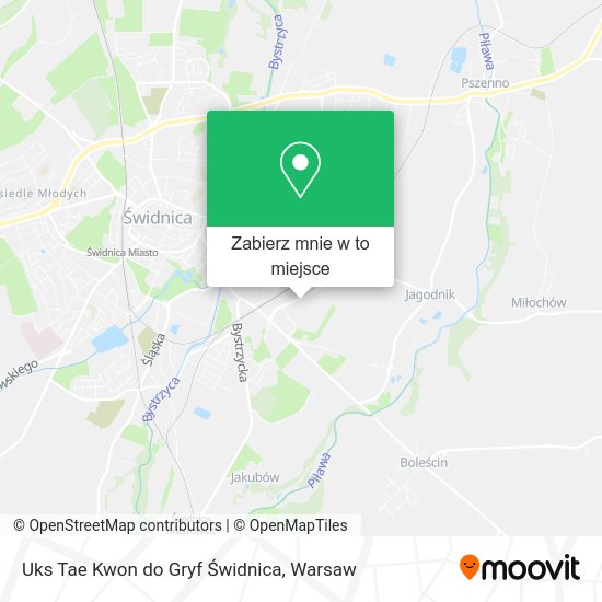 Mapa Uks Tae Kwon do Gryf Świdnica