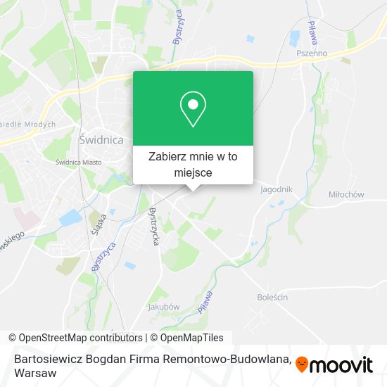 Mapa Bartosiewicz Bogdan Firma Remontowo-Budowlana