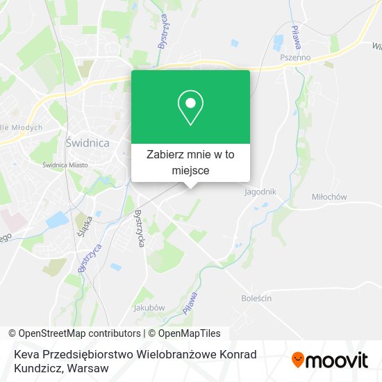 Mapa Keva Przedsiębiorstwo Wielobranżowe Konrad Kundzicz