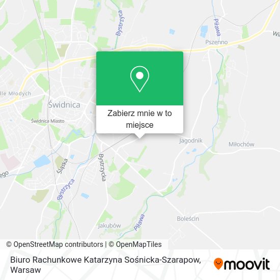 Mapa Biuro Rachunkowe Katarzyna Sośnicka-Szarapow