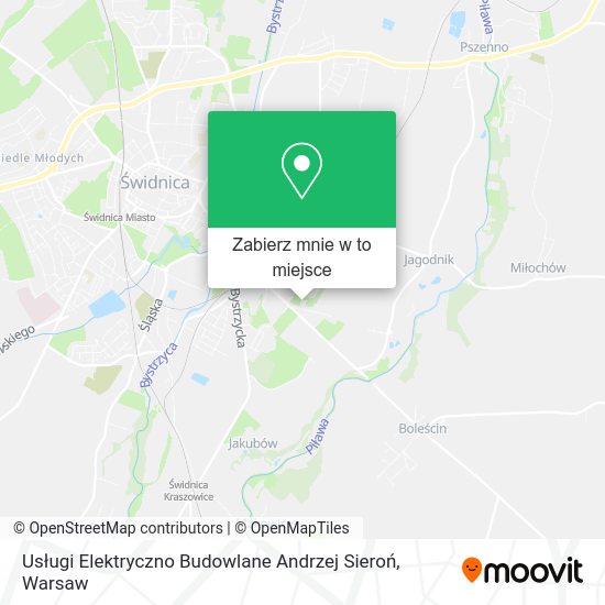 Mapa Usługi Elektryczno Budowlane Andrzej Sieroń