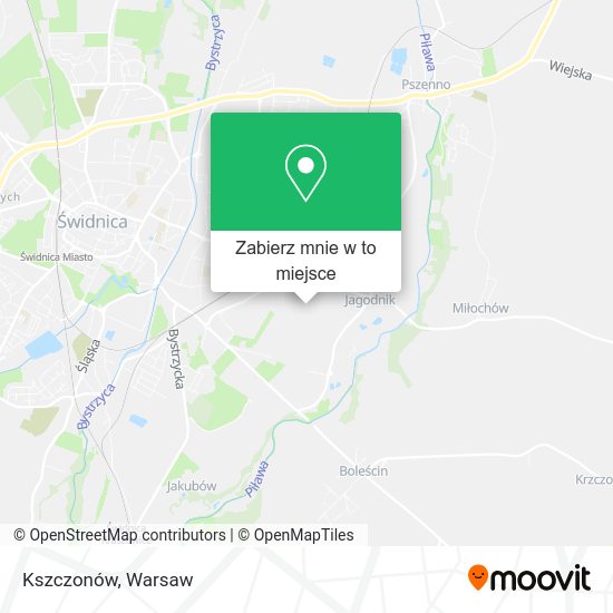 Mapa Kszczonów