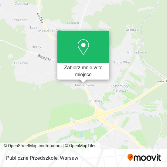 Mapa Publiczne Przedszkole