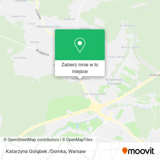 Mapa Katarzyna Gołąbek /Domka