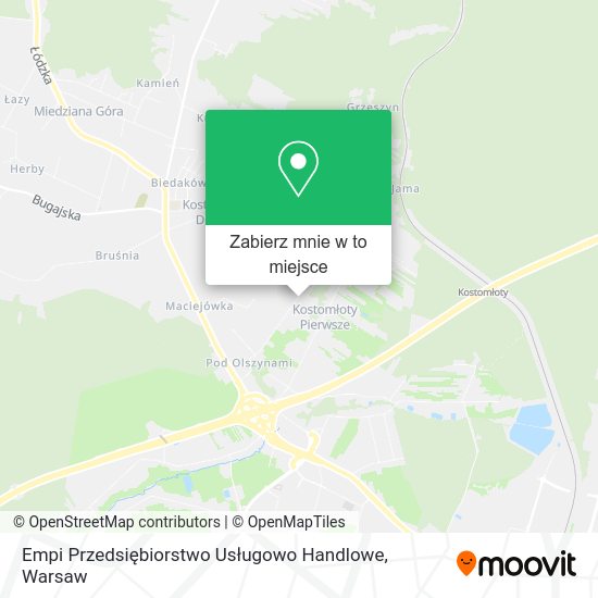 Mapa Empi Przedsiębiorstwo Usługowo Handlowe