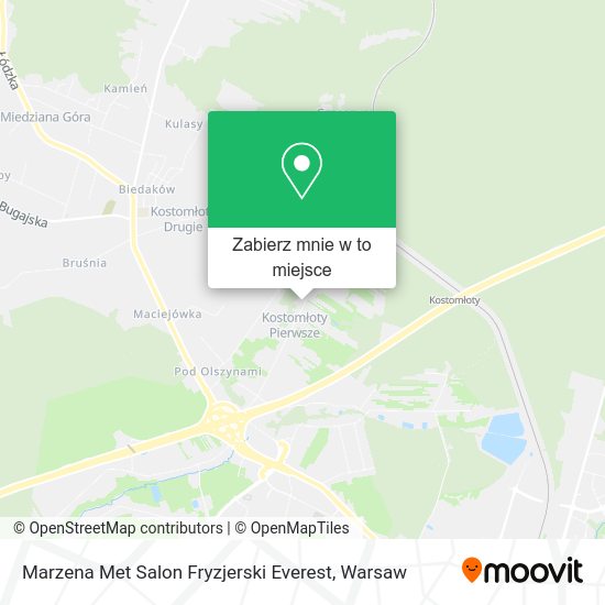 Mapa Marzena Met Salon Fryzjerski Everest