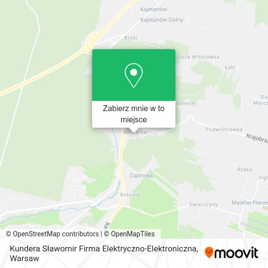 Mapa Kundera Sławomir Firma Elektryczno-Elektroniczna