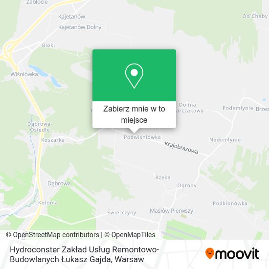 Mapa Hydroconster Zakład Usług Remontowo-Budowlanych Łukasz Gajda