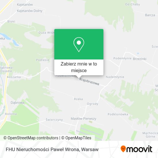 Mapa FHU Nieruchomości Paweł Wrona