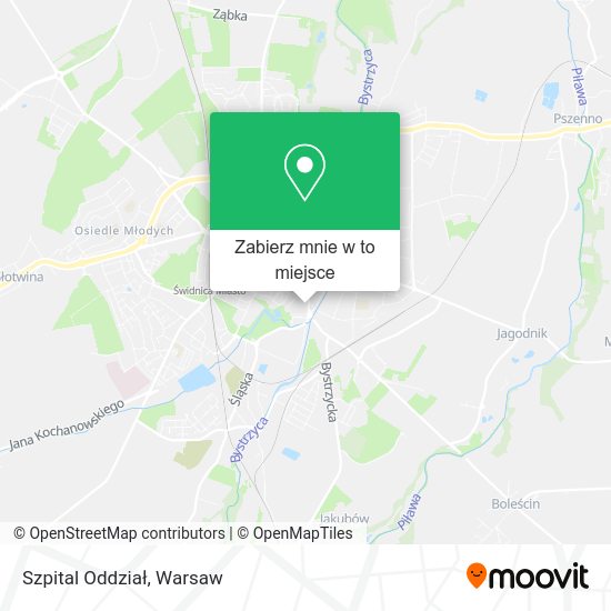 Mapa Szpital Oddział