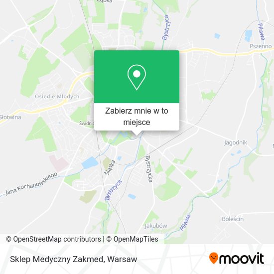 Mapa Sklep Medyczny Zakmed