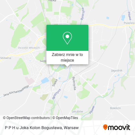 Mapa P P H u Joka Kolon Bogusława