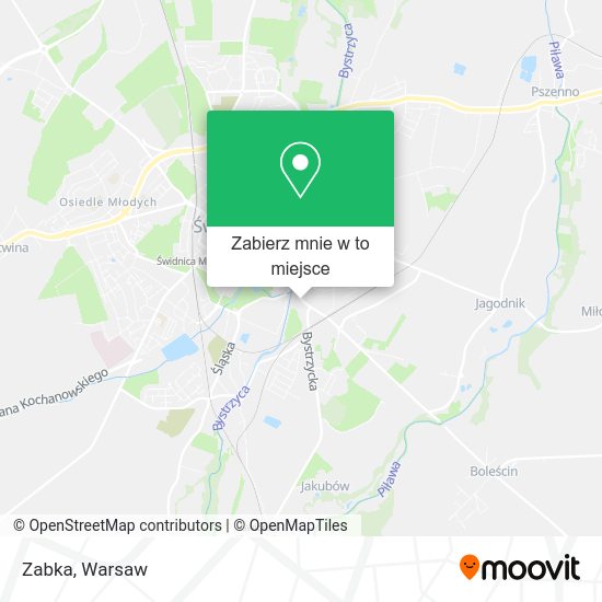 Mapa Zabka