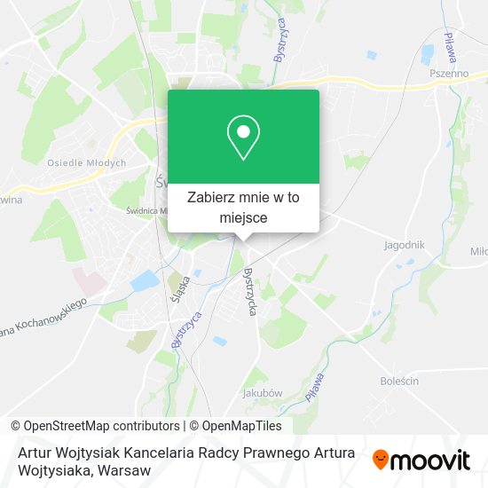 Mapa Artur Wojtysiak Kancelaria Radcy Prawnego Artura Wojtysiaka