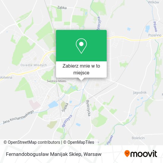 Mapa Fernandobogusław Manijak Sklep