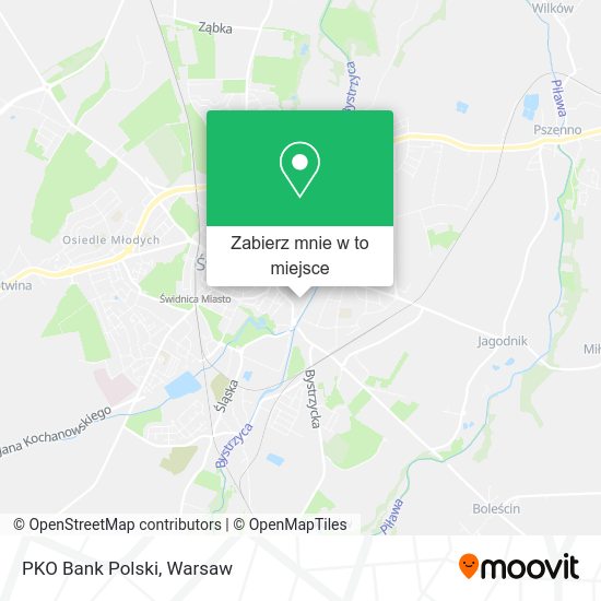 Mapa PKO Bank Polski