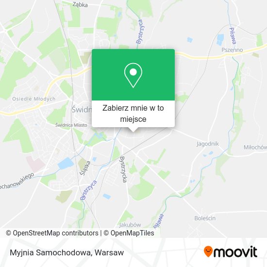 Mapa Myjnia Samochodowa