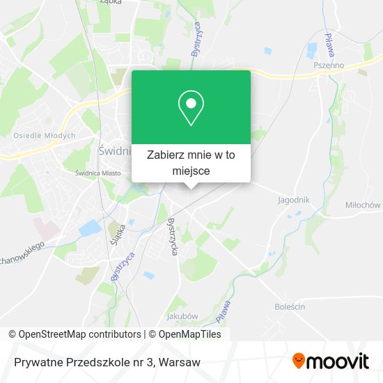 Mapa Prywatne Przedszkole nr 3