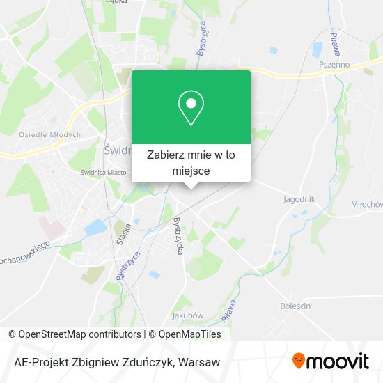 Mapa AE-Projekt Zbigniew Zduńczyk