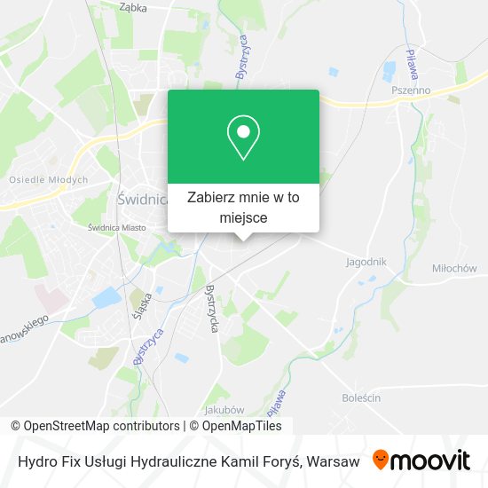 Mapa Hydro Fix Usługi Hydrauliczne Kamil Foryś