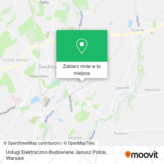 Mapa Usługi Elektryczno-Budowlane Janusz Potok